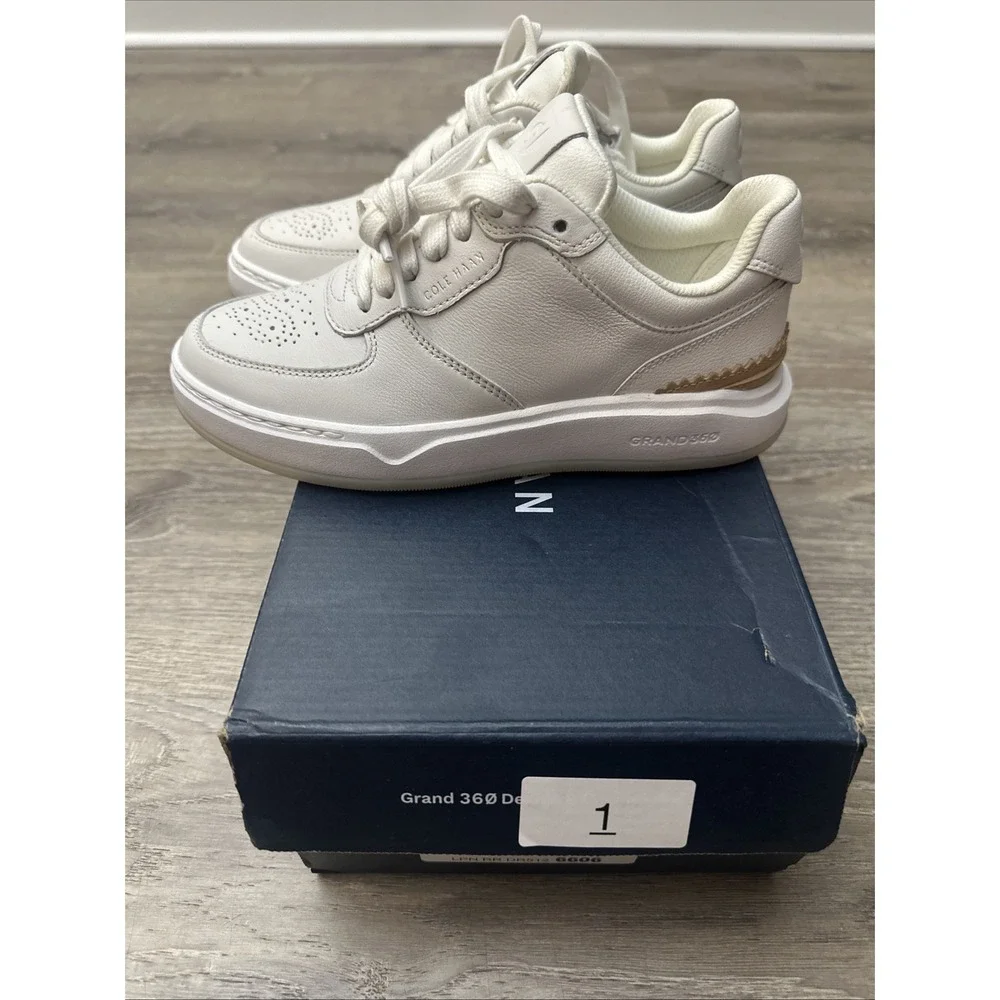 Cole Haan GP Crossover Sneaker W26609 White Size 5 US 35 EU 2.5 UK NEW IN BOX